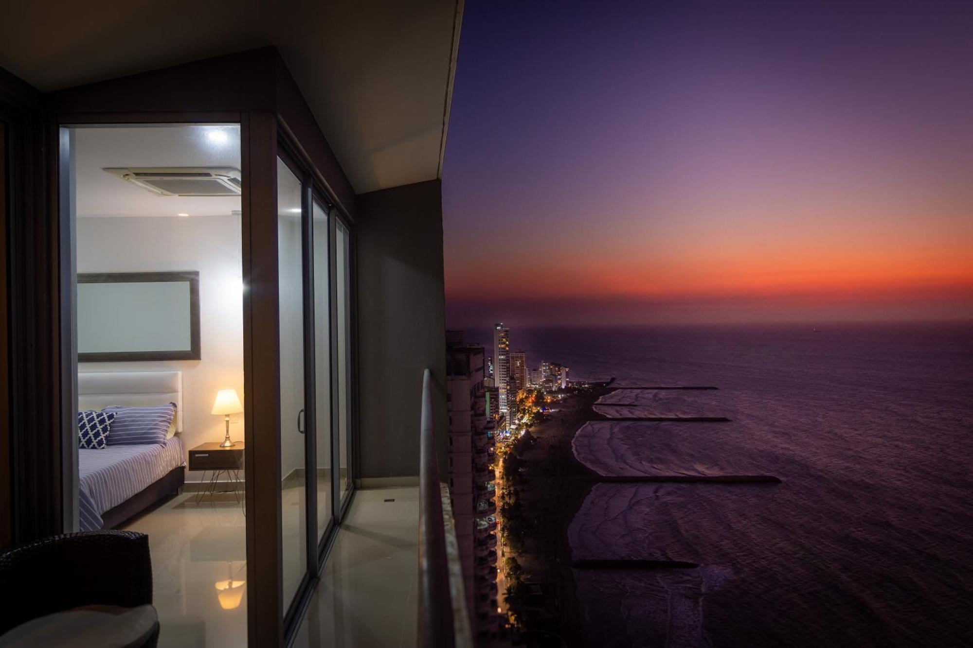 41St Fl Beach Condo In Bocagrande Cartagène Extérieur photo