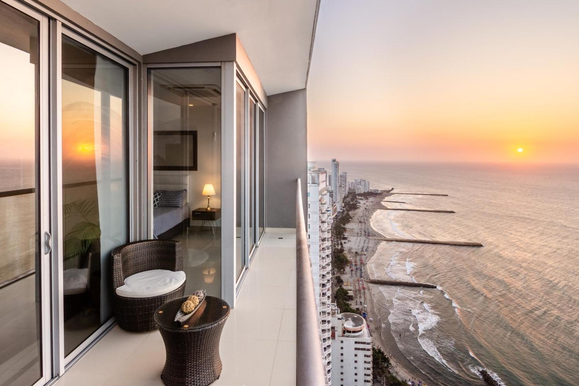 41St Fl Beach Condo In Bocagrande Cartagène Extérieur photo