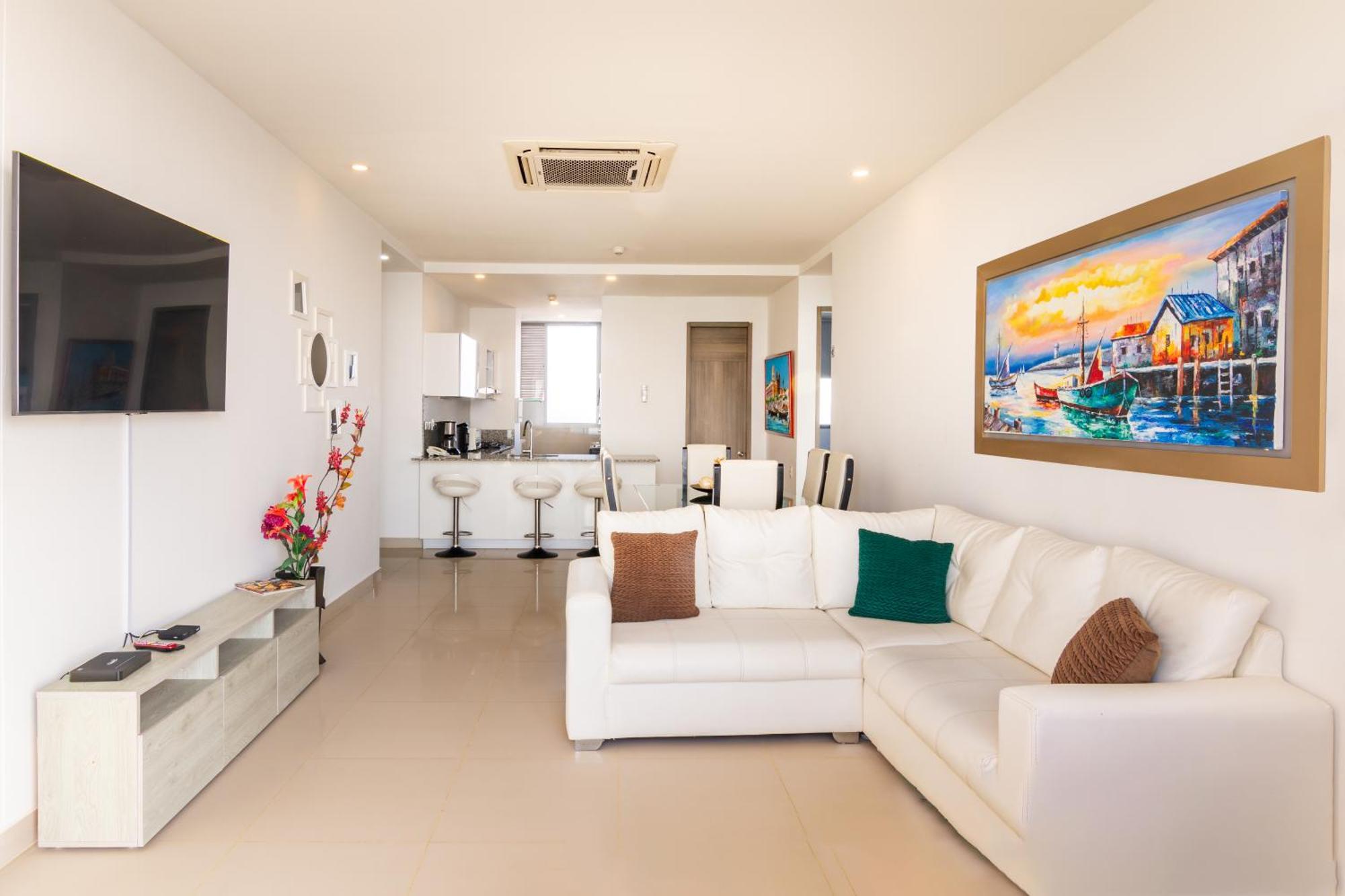 41St Fl Beach Condo In Bocagrande Cartagène Extérieur photo