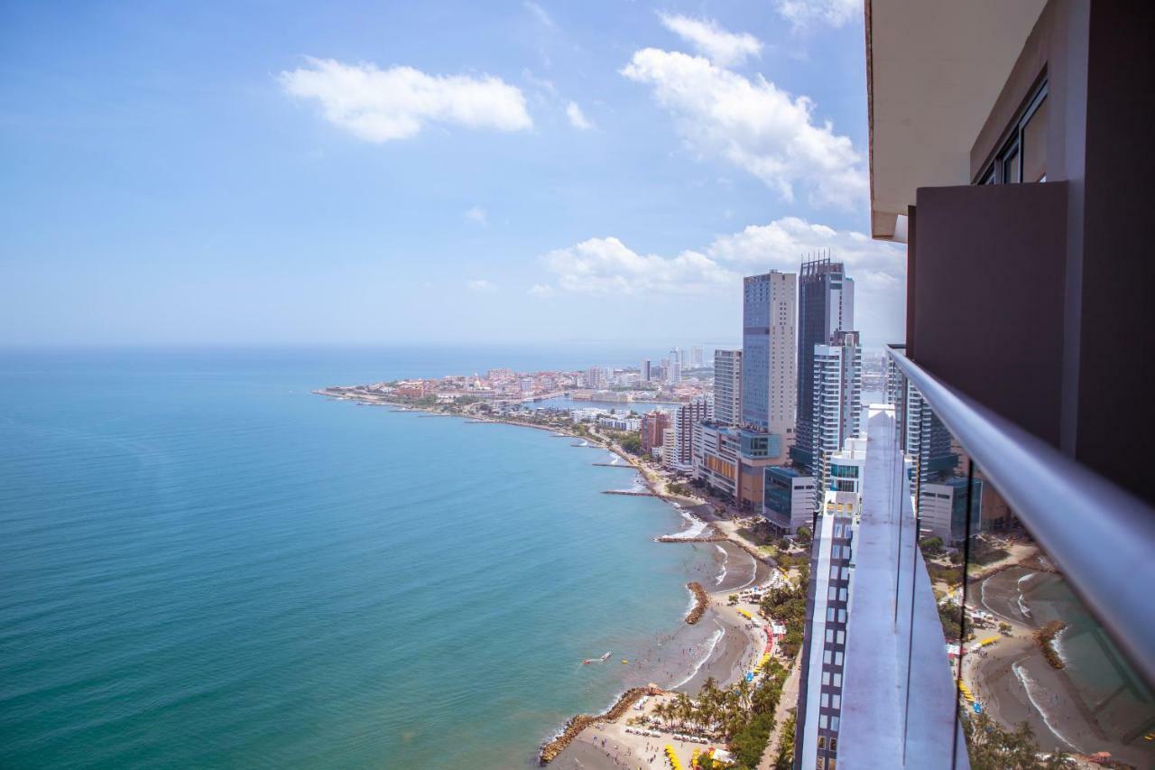 41St Fl Beach Condo In Bocagrande Cartagène Extérieur photo
